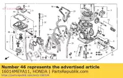 Here you can order the top set from Honda, with part number 16014MEYA11: