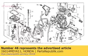 Honda 16014MEYA11 top set - Bottom side