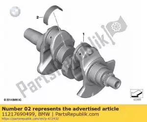 bmw 11217690499 coquille de palier de guidage - 50x54x14 - La partie au fond