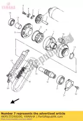 Here you can order the wheel, starter from Yamaha, with part number 4KM155240000: