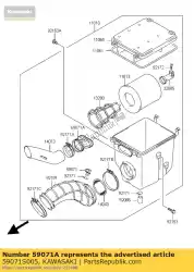 Here you can order the joint,inlet from Kawasaki, with part number 59071S005: