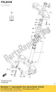 Suzuki 5135401H00 podk?adka, trzpie? hea - Dół