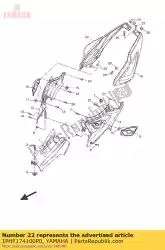 Aquí puede pedir cubierta lateral 4 mnm3 de Yamaha , con el número de pieza 1PHF174100P0: