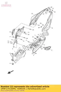 yamaha 1PHF174100P0 cubierta lateral 4 mnm3 - Lado inferior