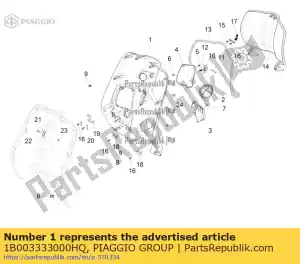 Piaggio Group 1B003333000HQ gep?kfach - Bottom side