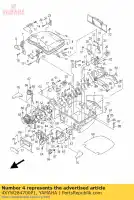 4XYW284700P1, Yamaha, set superiore per baule da viaggio yamaha xvz xvztf 1300 13, Nuovo