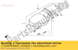 Here you can order the seat assy,double from Honda, with part number 77200MZ8K00: