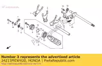 24213MEW920, Honda, forcella, l. leva del cambio honda nt 700 2006 2007 2008 2009 2010, Nuovo