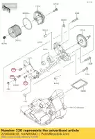 220AA0610, Kawasaki, ?ruba-pan-cros, 6x10 kawasaki klx  s ninja sl z krt edition t bx250 a abs b br250 f sf w e klx250 250sl z250sl klx250s klx300r 250 300 , Nowy