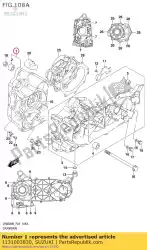 Here you can order the crankcase set,r from Suzuki, with part number 1131003830: