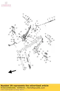 Yamaha 935010480300 pi?ka - Dół