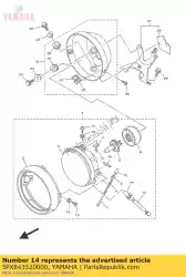 Aqui você pode pedir o ilhó em Yamaha , com o número da peça 5PX843520000: