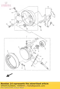 yamaha 5PX843520000 gommino - Il fondo