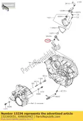 Aquí puede pedir palanca-comp, cambio kvf750-a1 de Kawasaki , con el número de pieza 132360051: