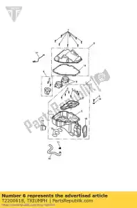 triumph T2200618 górny zespó? airboxa - Dół