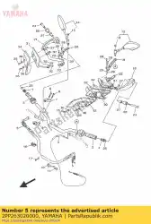 Here you can order the throttle cable assy from Yamaha, with part number 2PP263020000: