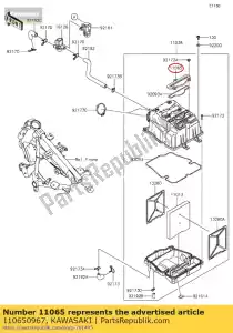 kawasaki 110650967 01 casquette - La partie au fond