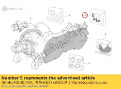 Qui puoi ordinare set di guarnizioni da Piaggio Group , con numero parte AP5RZR000219: