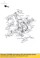 K321900070, Suzuki, soporte, motor suzuki rm z 250 2004 2005 2006, Nuevo