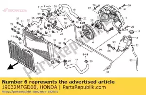 honda 19032MFGD00 grille, radiator - Bottom side