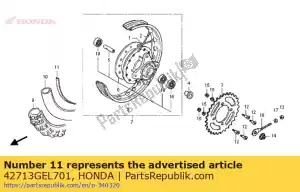 honda 42713GEL701 aba, pneu (cheng shin) - Lado inferior