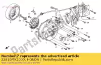 22810MK2000, Honda, geen beschrijving beschikbaar honda xr 600 1985 1986 1987 1988 1989 1990 1991 1992 1993 1994 1995 1996 1997 1998, Nieuw