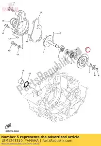 yamaha 1SM1245310 ingranaggio - Il fondo