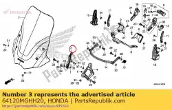 Tutaj możesz zamówić zosta? R ekran od Honda , z numerem części 64120MGHH20: