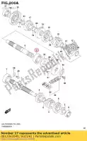 0812062040, Suzuki, Cuscinetto a sfere suzuki drz  l dr sm 125sm gsxr150rfx gsxr150rf gsxs125mlx gsxs125ml gsxr125xa gsxs125xa gsxr125a 125 150 , Nuovo