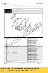 Aprilia 620511, Vite autofilettante, OEM: Aprilia 620511