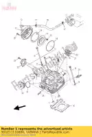 5D1E11110000, Yamaha, cilinderkop 1 yamaha ybr 250 2007 2009 2011, Nieuw