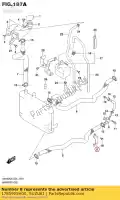 1785905H00, Suzuki, placa, manguera de agua suzuki an burgman z za  a an400z an400aza an400zza an400 an400a 400 , Nuevo