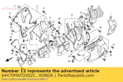 Aqui você pode pedir o conjunto de capuz, l. Inferior (wl) * type14 * (type14) em Honda , com o número da peça 64470MATD50ZC: