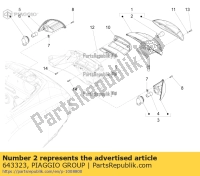 643323, Aprilia, Lamp bulbo, New