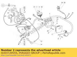 Qui puoi ordinare unità cdi assy da Piaggio Group , con numero parte GU03729555: