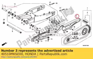 honda 40510MKSE00 case drive chain - Bottom side