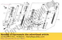 51402MY3781, Honda, colarinho, mola (showa) honda st pan european  a st1100a 1100 , Novo