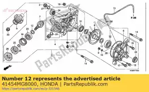 Honda 41454MG8000 shim e, wa?ek z?baty (2.06 - Dół