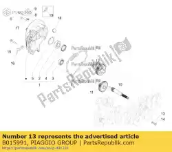 Aqui você pode pedir o belleville spring em Piaggio Group , com o número da peça B015991: