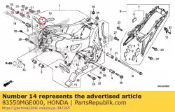 Aqui você pode pedir o uretano b, r. Protetor de calor em Honda , com o número da peça 83550MGE000: