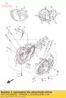 5S7151000900, Yamaha, crankcase assy yamaha  xvs 950 2009 2010 2011 2012 2014 2015 2016 2017 2018 2019 2021, New