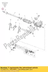 Aquí puede pedir indicador de engranaje de clavija de Triumph , con el número de pieza T1190777: