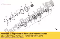 15131324010, Honda, ingranaggio, azionamento della pompa dell'olio (39t) honda nx 125 1989, Nuovo