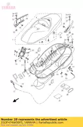 Here you can order the assist,grip 2 from Yamaha, with part number 1SDF474W00P5: