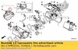 Here you can order the cover battery box from Honda, with part number 80123MKSE00: