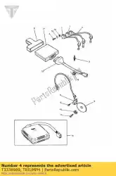 Here you can order the screw, but/hd, m5x0. 8x20, s/s from Triumph, with part number T3338989: