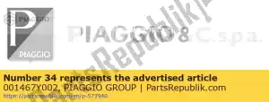 Piaggio Group 001467Y002 19.1.21467 / 2 - Il fondo
