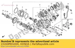 Qui puoi ordinare set di alberi, trasmissione finale da Honda , con numero parte 23200MEG000: