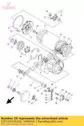 Ici, vous pouvez commander le tige, pousser auprès de Yamaha , avec le numéro de pièce 22F163570100: