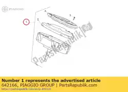 Aquí puede pedir tablero de Piaggio Group , con el número de pieza 642166: